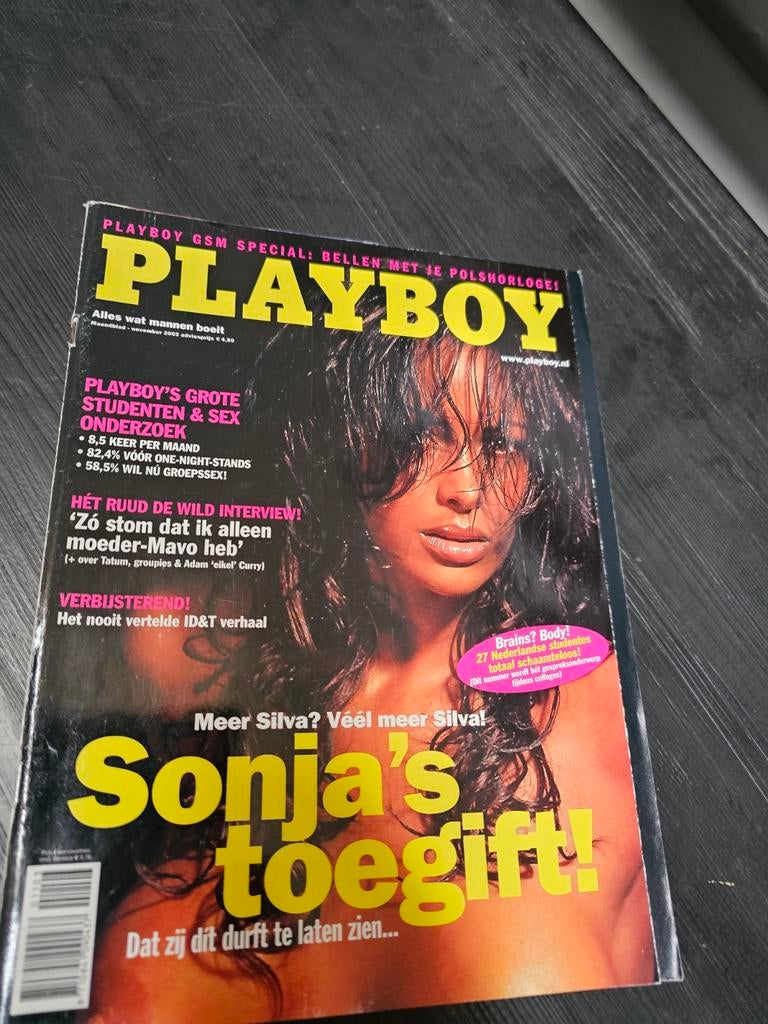 Playboy November 2003 - Sonja's Toegift, Boeken, Tijdschriften en Kranten, Ophalen of Verzenden