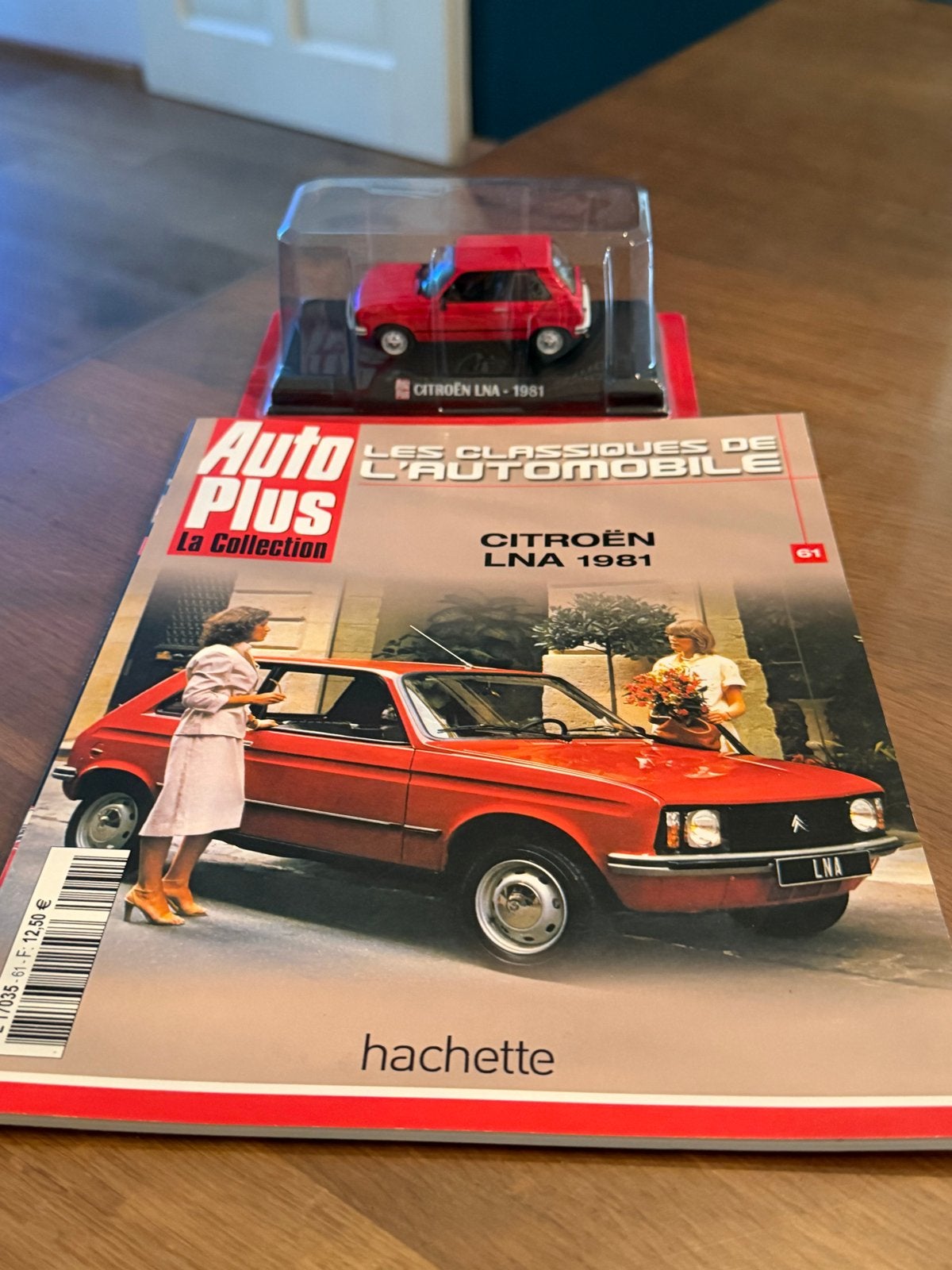 Citroën LNA 1981 modelauto met Auto Plus magazine, Ophalen of Verzenden, Nieuw, Auto, Overige merken