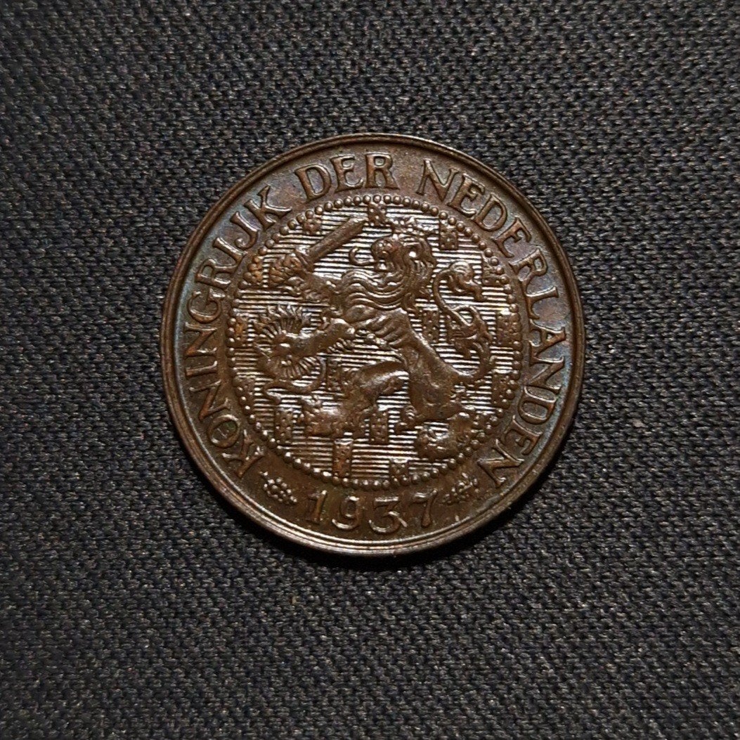 1 cent 1937, Postzegels en Munten, Munten | Nederland, Verzenden, Koningin Wilhelmina, 1 cent, Losse munt