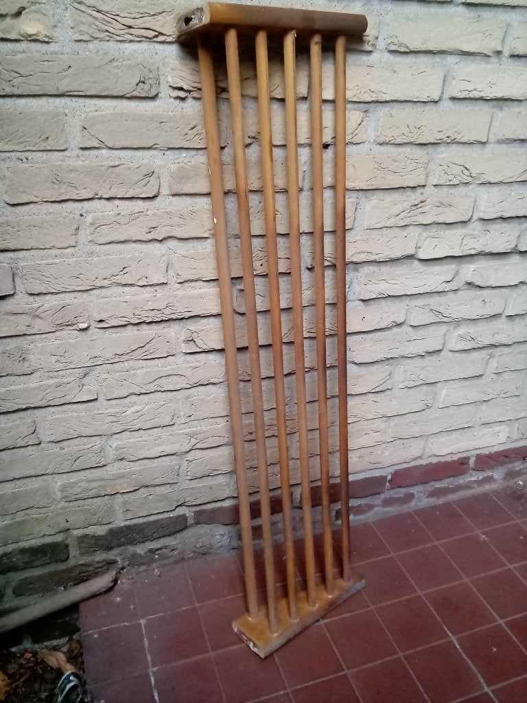 vintage pannenrek, Ophalen, Hout, Bruin, Overige typen