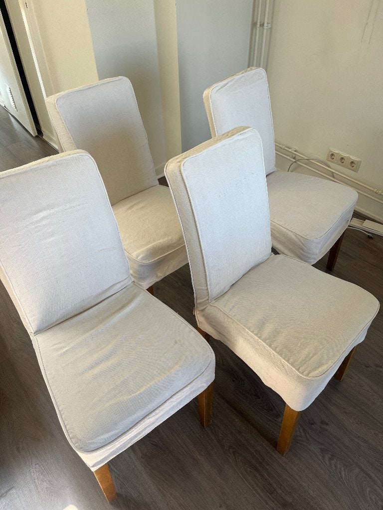 Riviera maison stoelen, Huis en Inrichting, Stoelen, Ophalen, Gebruikt, Wit, Vier