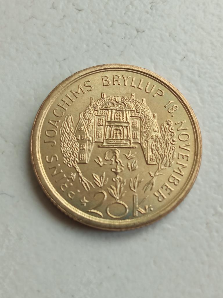 Denemarken 20 kronen 1995., Ophalen of Verzenden, Overige landen, Losse munt
