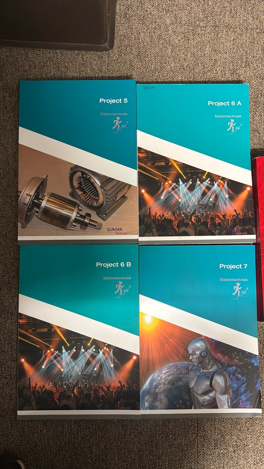 Summa College Elektricien Nivo 3 Schoolboeken (Project 5, 6A, Boeken, Ophalen, Zo goed als nieuw, Overige niveaus, Overige vakken