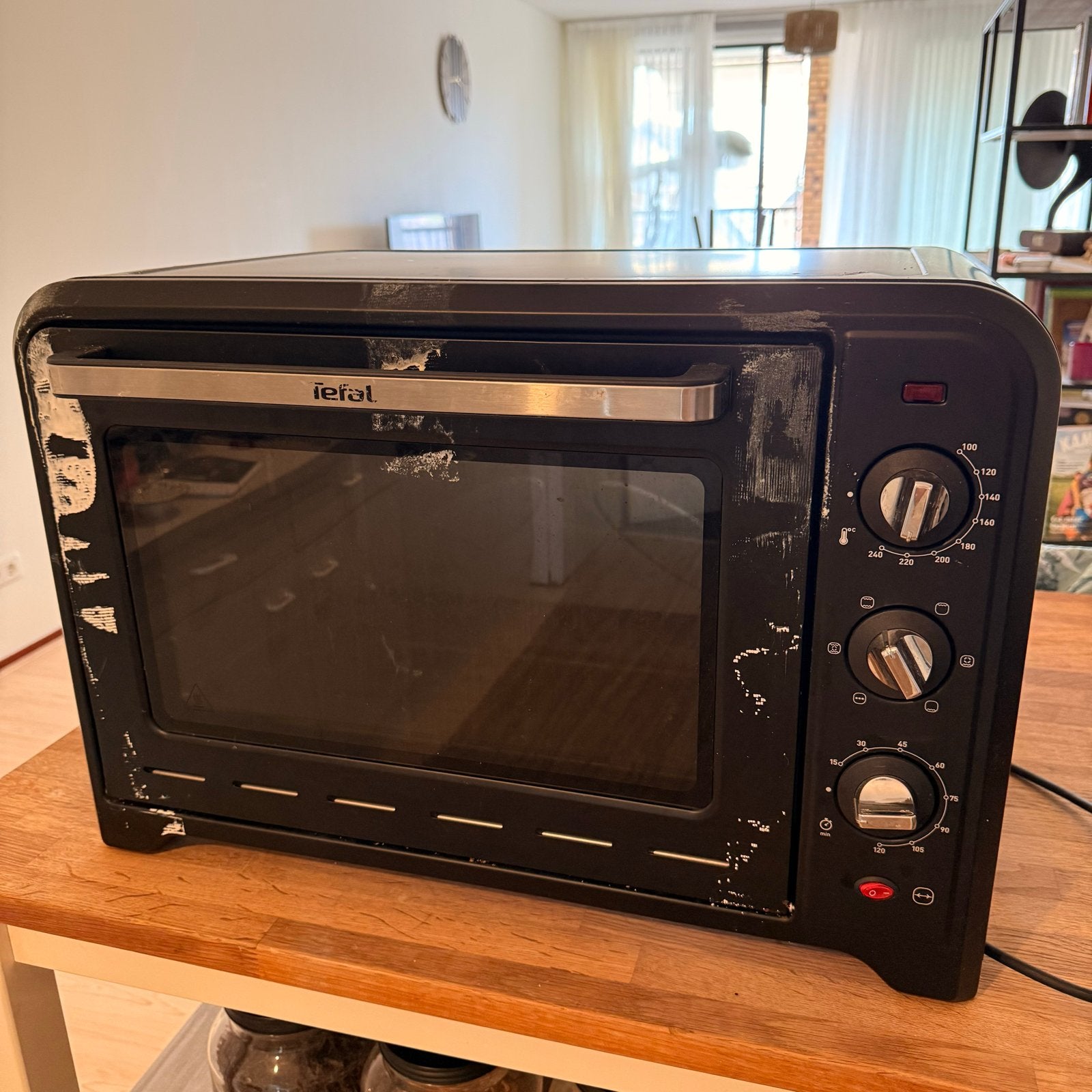 Tefal OF4958 Optimo Vrijstaande Oven 60L - Werkt, Ophalen, Minder dan 45 cm, Gebruikt, Oven