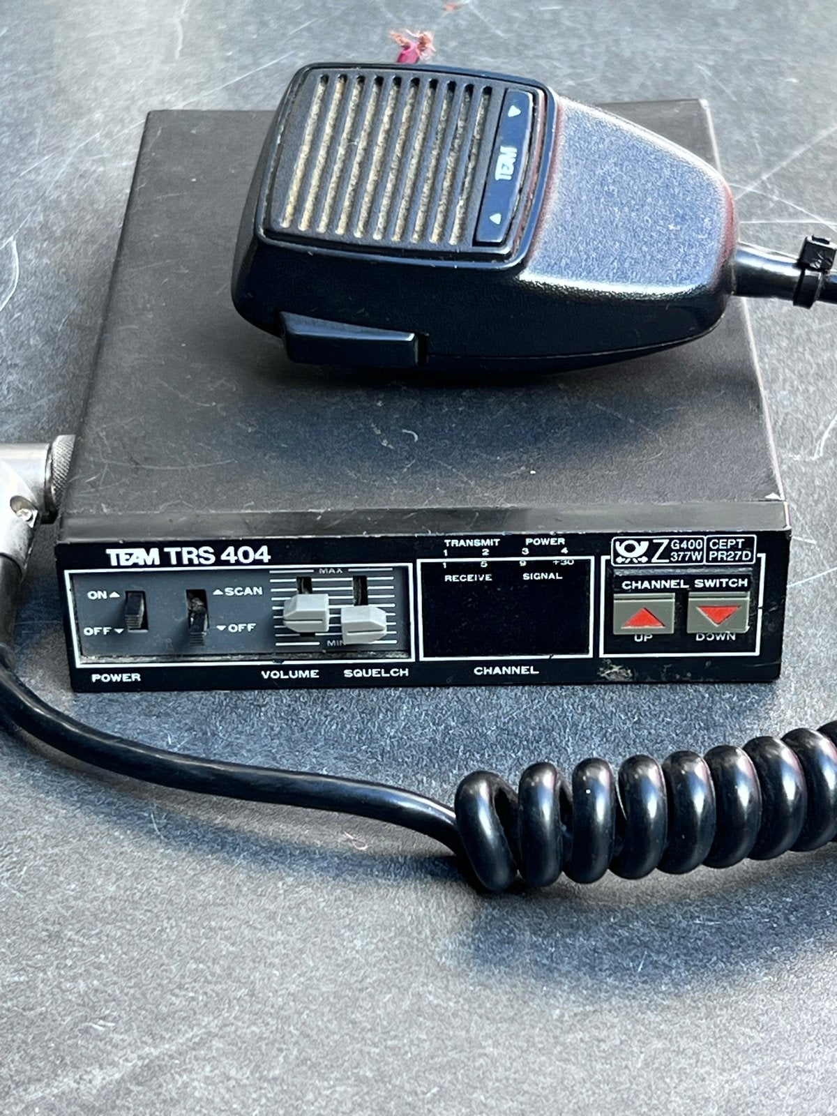 CB 27 Team TRS 404, Verzenden, Gebruikt, 5 tot 15 km, Portofoon of Walkie-talkie