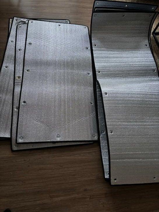 Zeer Grote Zonwerende Deur/Raamschermen (8 stuks) p/stuk, Tuin en Terras, Overige typen, Nieuw, Ophalen of Verzenden, Minder dan 250 cm
