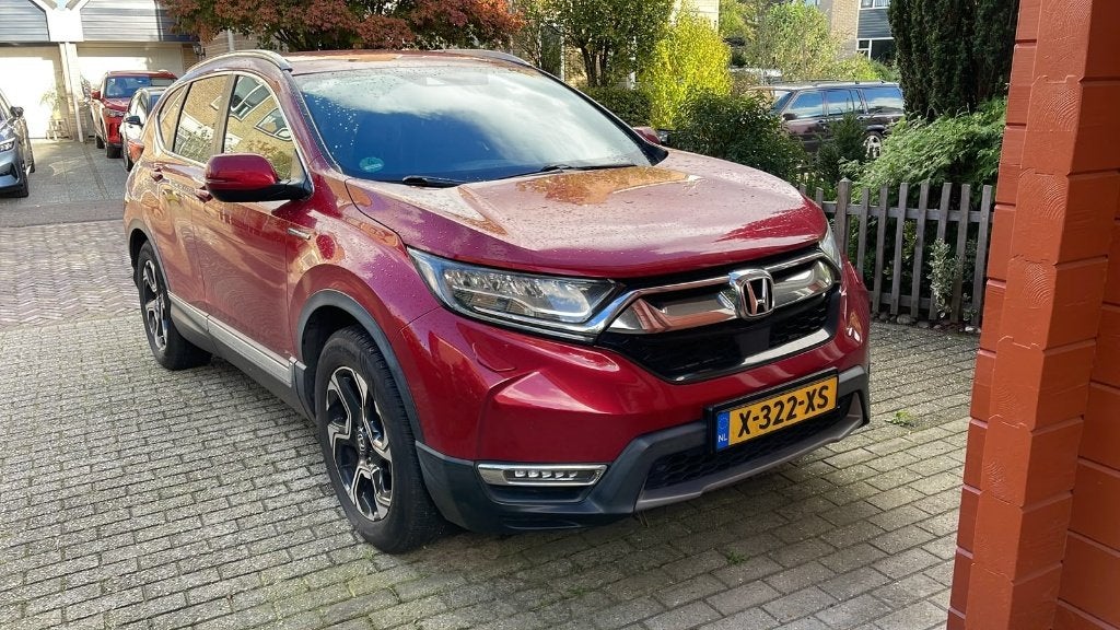 Honda CR-V 2.0 Hybrid 184pk Aut. 2019 Rood, Auto's, Automaat, 4 cilinders, Leder, Vierwielaandrijving