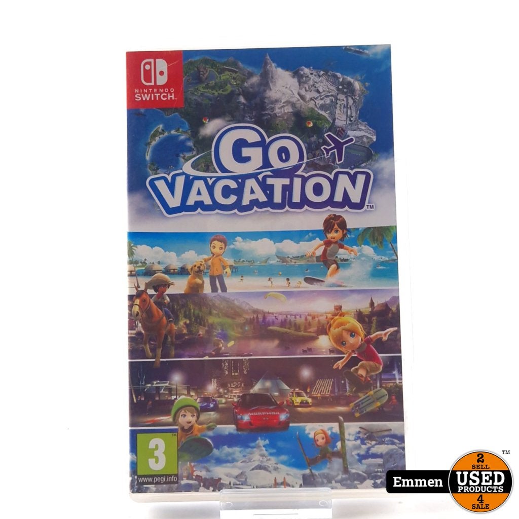 Nintendo Switch Game: Go Vacation, Spelcomputers en Games, Spelcomputers | Nintendo Switch, Gebruikt