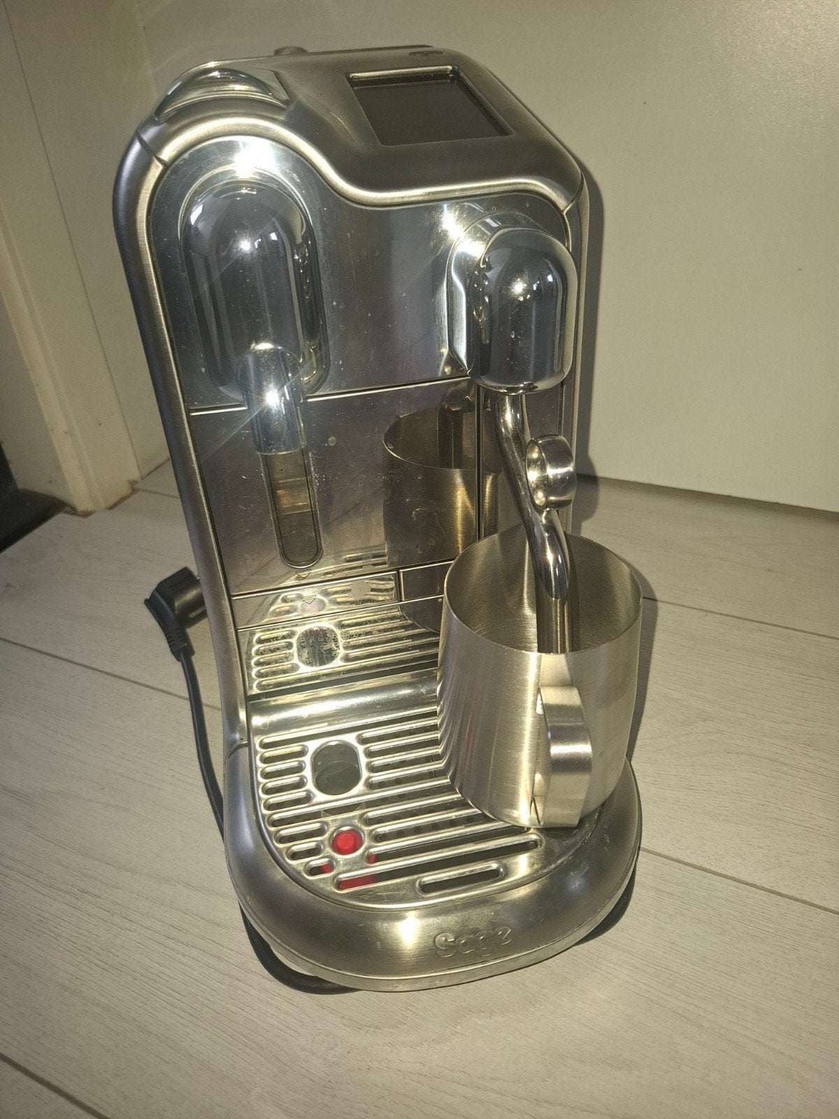 Nespresso Sage Creatista Pro met extra melkkannetje, Ophalen, Koffiepads en cups, Gebruikt, Overige modellen