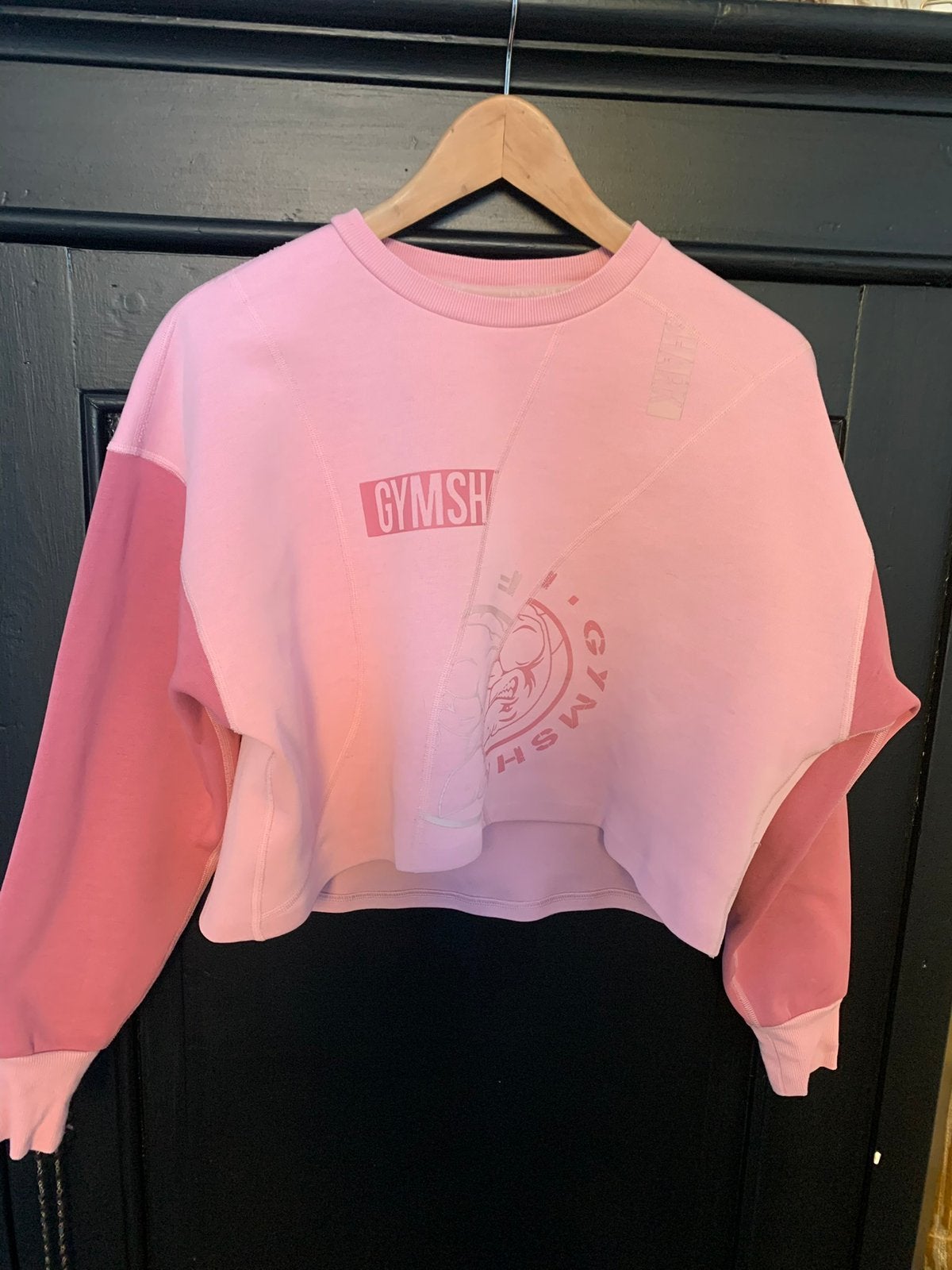 Tof roze sport truitje van Gymshark, maat M, Roze, Ophalen, Maat 38/40 (M), Fitness of Aerobics