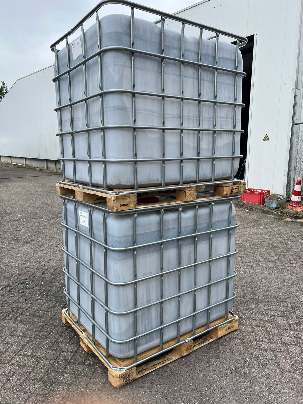 IBC containers regen ton haardhout krat opslag boxen kooien, Ophalen, Gebruikt, 100 cm of meer, 60 cm of meer