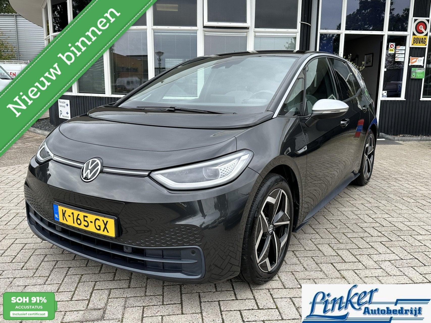 Volkswagen ID.3 First Plus 58 kWh - NL-AUTO| SoH 91%| CAMERA, Auto's, Gebruikt, Met garantie (alle), ID.3, Origineel Nederlands