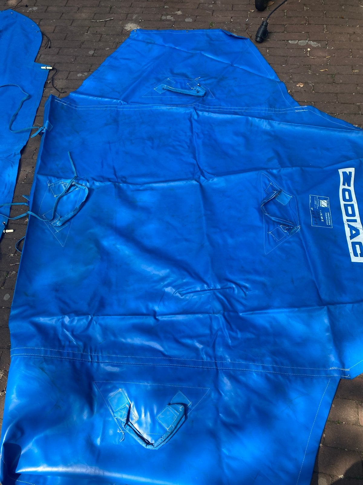 Zodiac rubberboot hoes/afdekzeil, Ophalen, Gebruikt