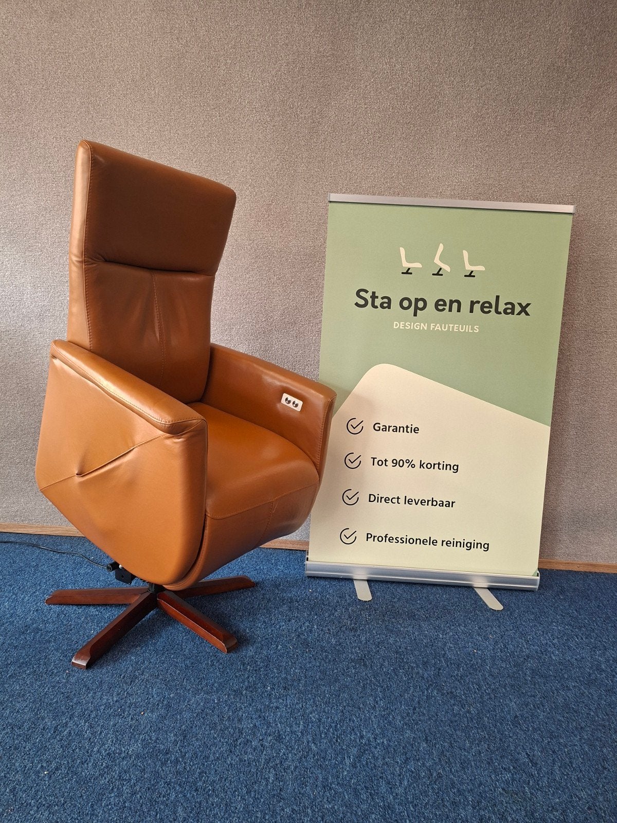 Sta op relax fauteuil Prominent Toscana Zo goed als nieuw!, Minder dan 75 cm, Hoofdstraat 60 Schijndel, Ophalen of Verzenden, Zo goed als nieuw