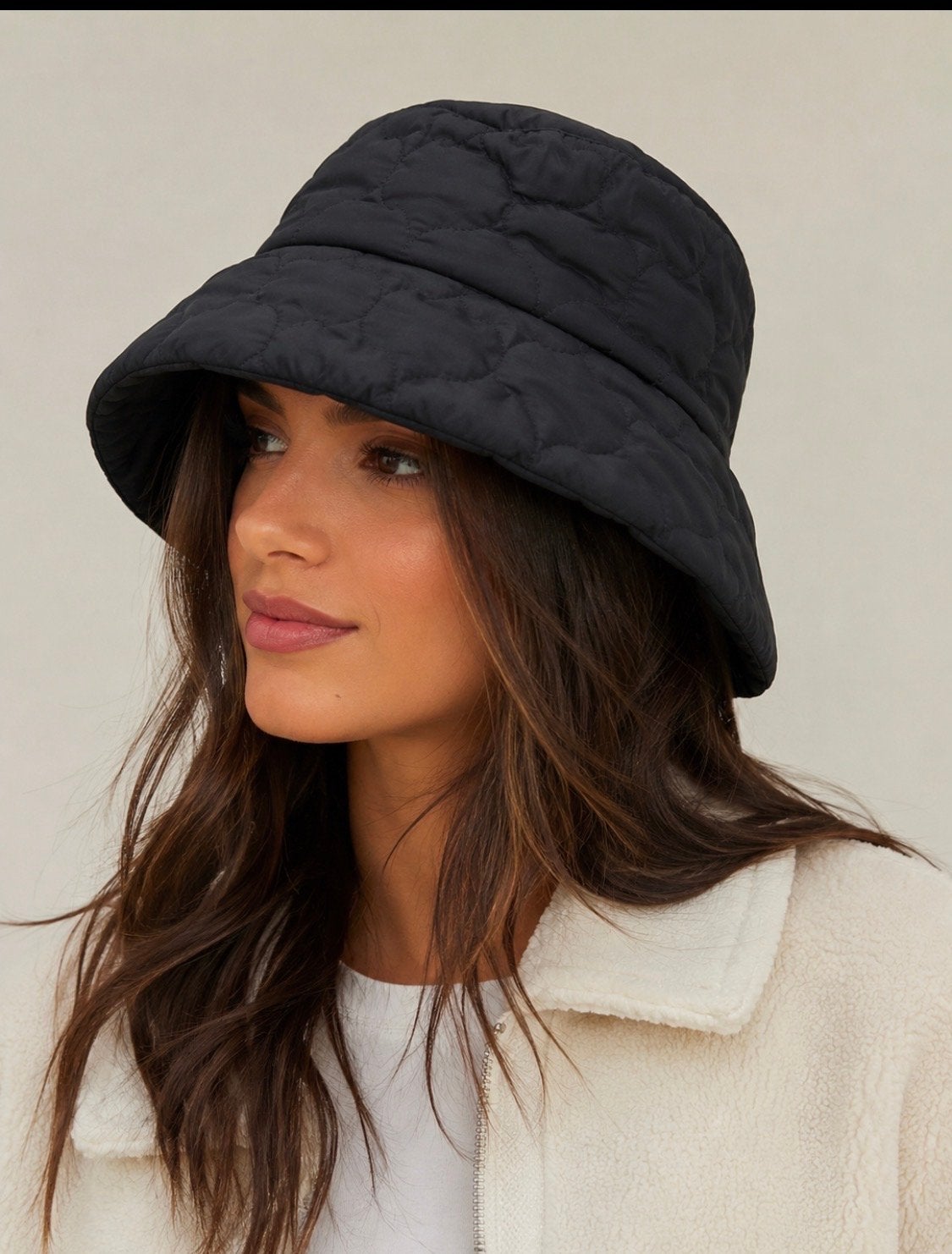 Zara gewatteerde bucket hat - S, Ophalen of Verzenden, Zo goed als nieuw, Hoed