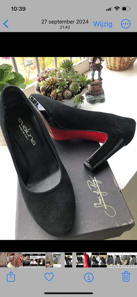 Evaluna Pumps maat 38, Ophalen of Verzenden, Zo goed als nieuw