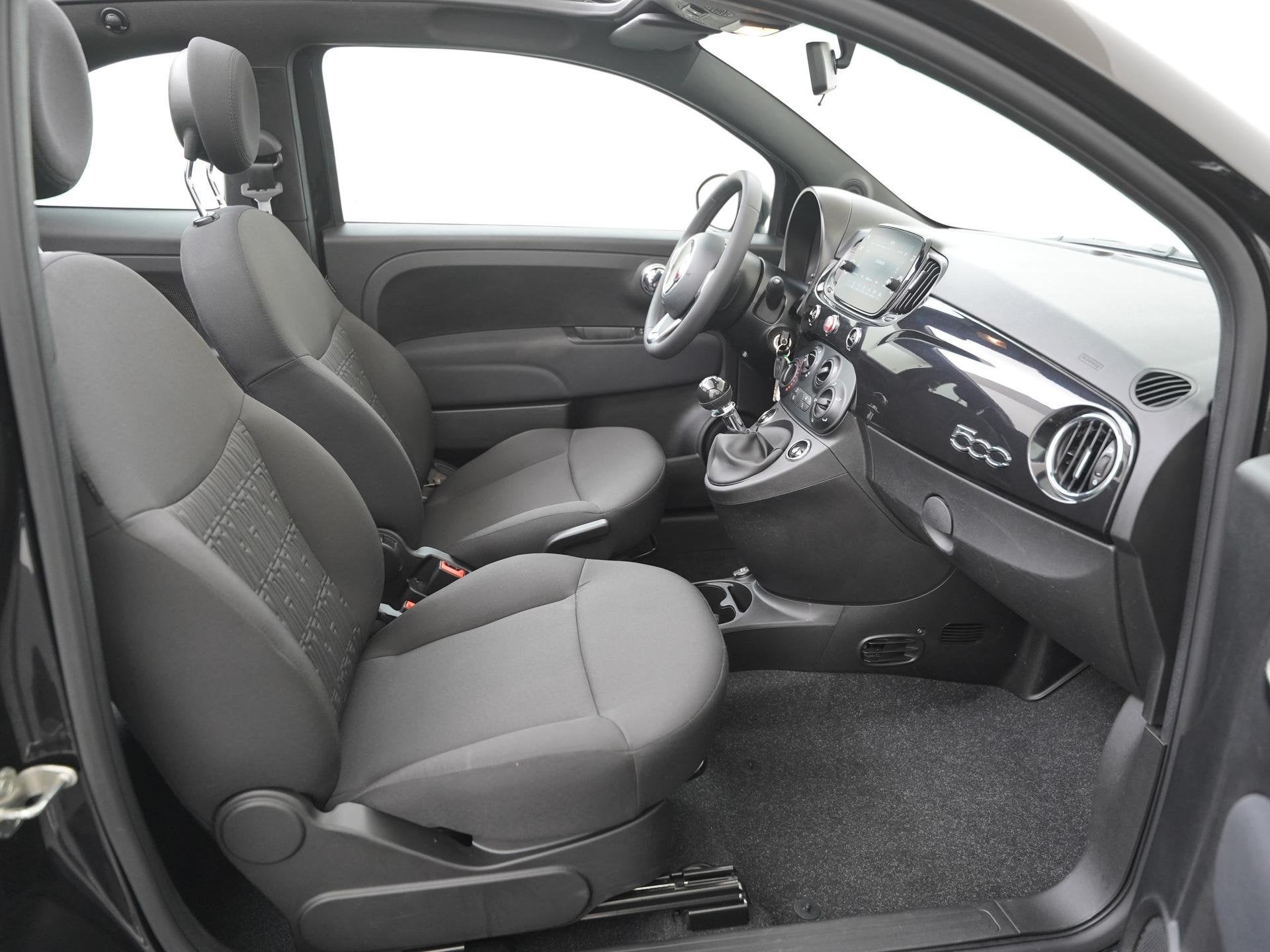 Fiat 500 C 1.0 Hybrid Club | Apple/Android Carplay | Zondag, Auto's, Voorwielaandrijving, 12 maanden, Stof, Gebruikt