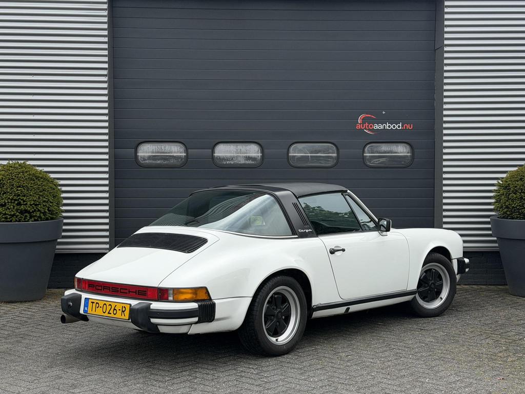 Porsche 911 3.0 SC Targa | Grand Prix White |, Auto's, Porsche, Achterwielaandrijving, Gebruikt, Wit, Leder