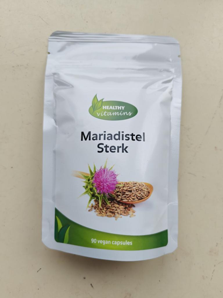 Mariadistel Sterk - 90 vegan capsules, Verzenden, Nieuw, Poeder of Drank