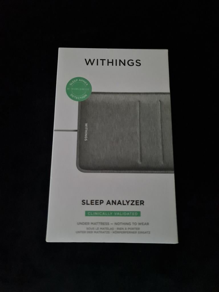 Withings Sleep Analyzer - Slaaptracker en Apneu Detectie, Ophalen of Verzenden
