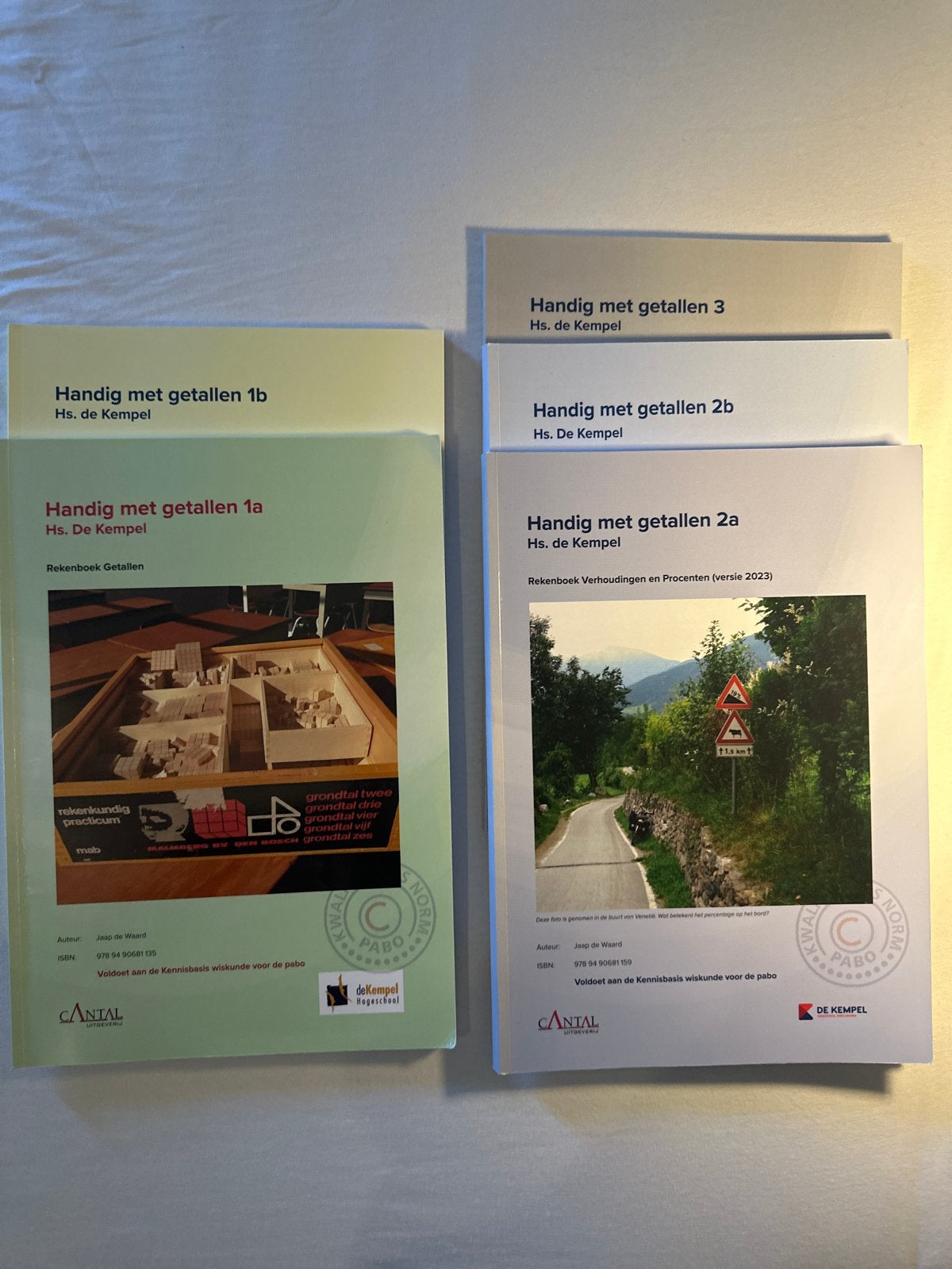Handig met Getallen 1a, 1b, 2a, 2b, 3 - PABO - De Kempel, Ophalen of Verzenden, Gelezen, Overige niveaus, Wiskunde A