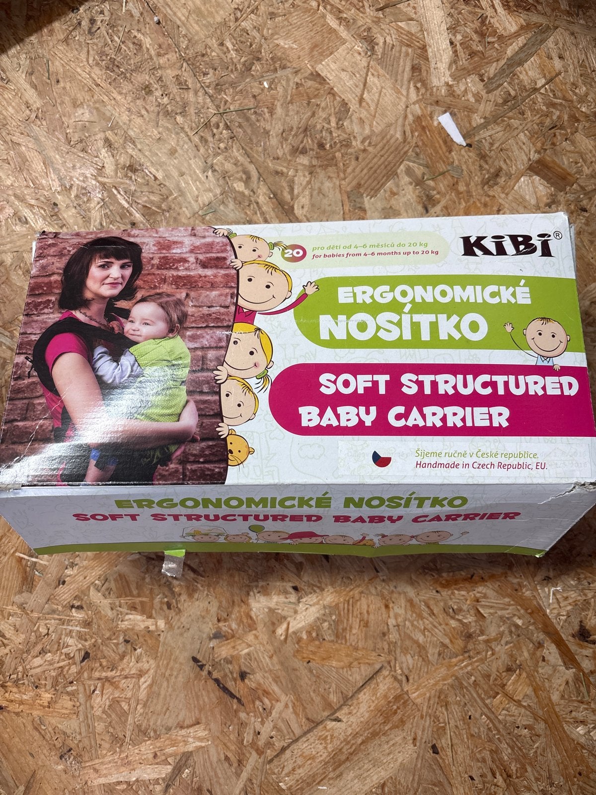 KiBi Ergonomische Draagzak - Soft Structured Baby Carrier, Overige merken, Buik of Rug, Ophalen of Verzenden, Zo goed als nieuw
