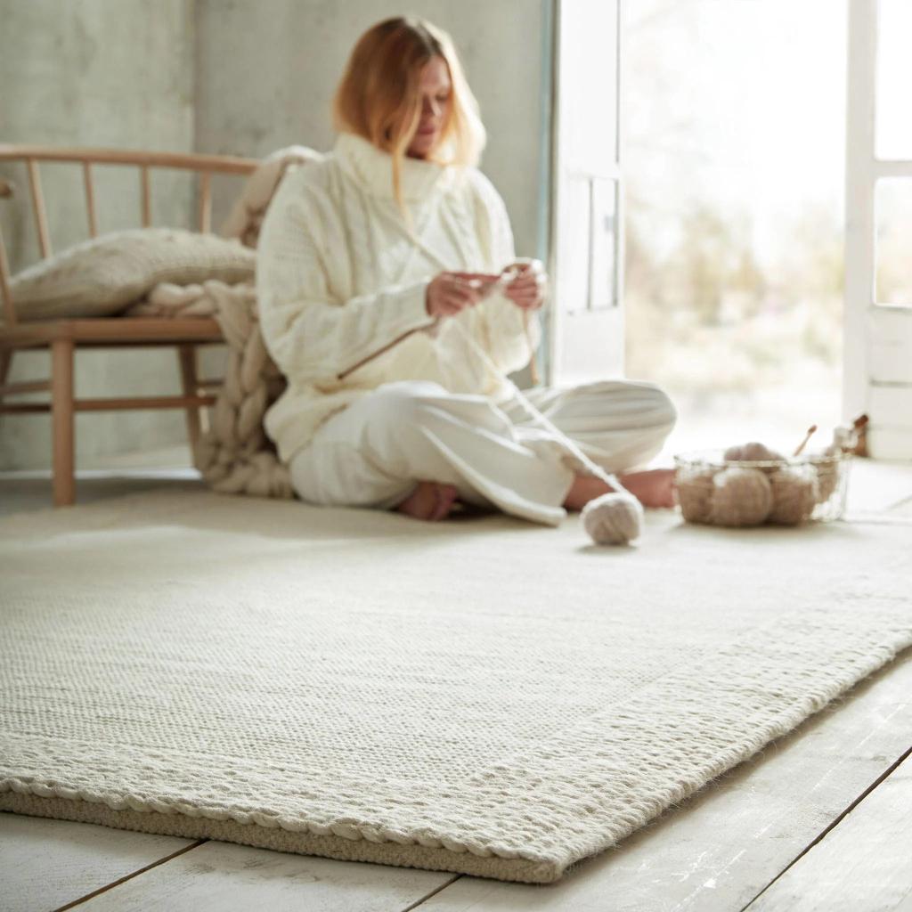 Flair Rugs vloerkleed wol Rue Plait (290x200 cm), Huis en Inrichting, Stoffering | Tapijten en Kleden, Paderbornstraat 21 8028 NB Zwolle