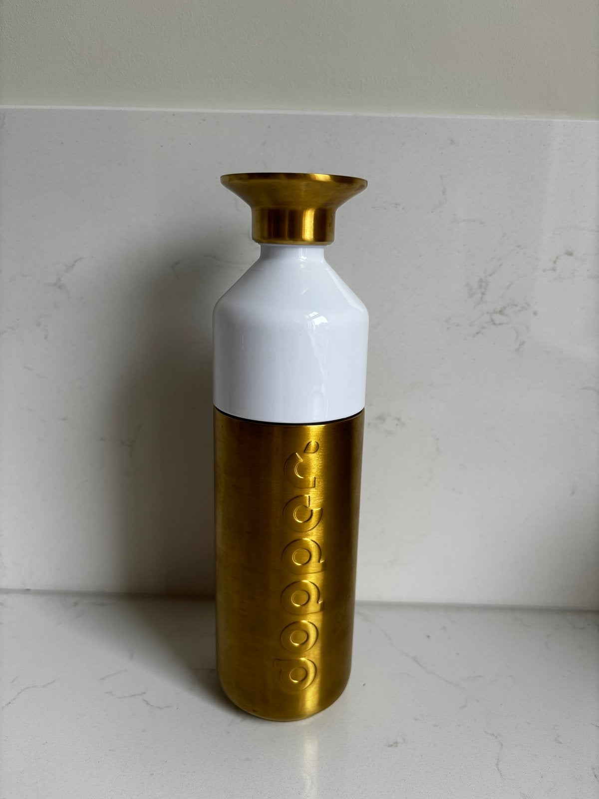 Dopper steel gold, Ophalen of Verzenden, Zo goed als nieuw