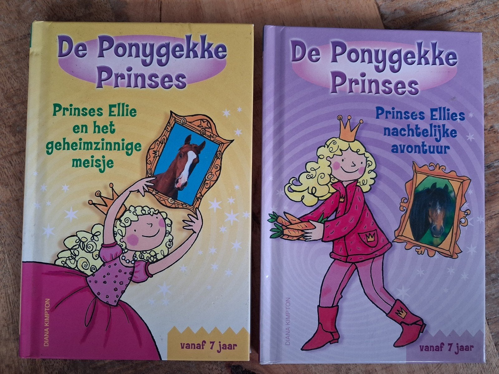De Ponygekke Prinses Ellie  - twee boeken, Boeken, Ophalen of Verzenden, Diana Kimpton