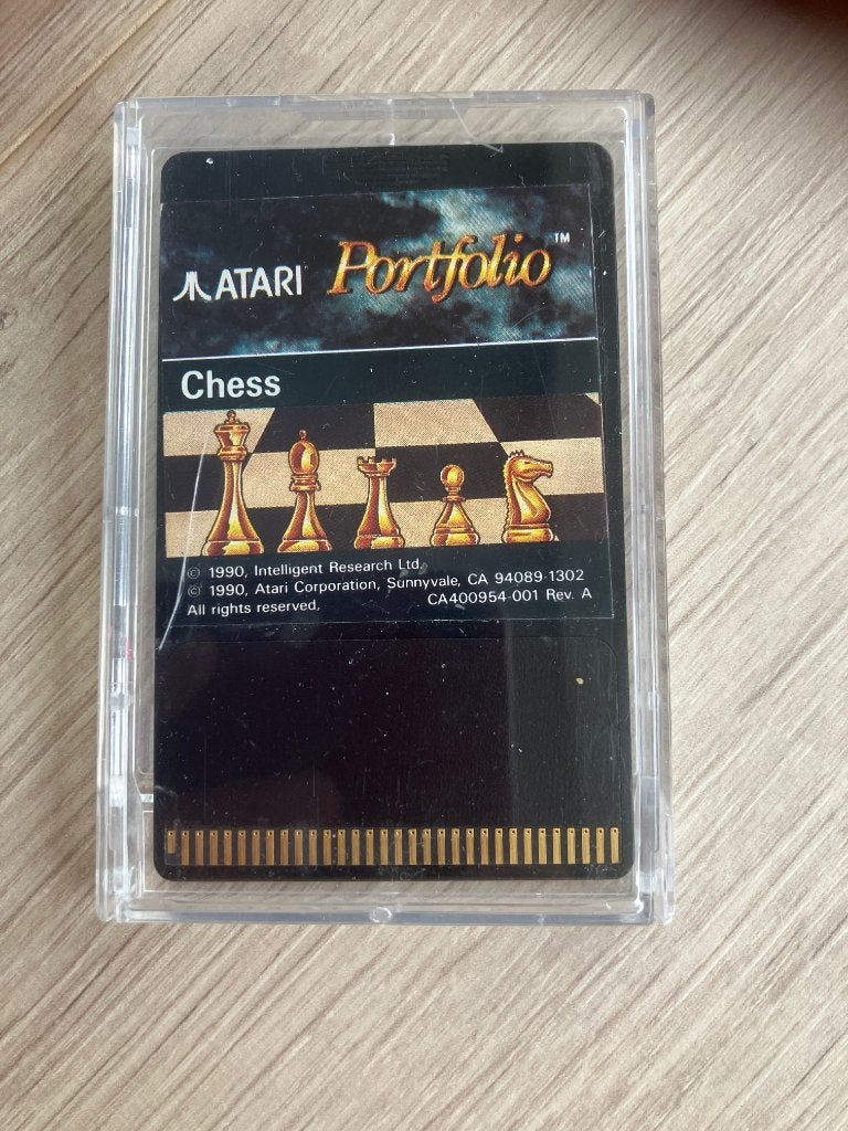Atari Portfolio Chess Card, Computers en Software, Vintage Computers, Ophalen of Verzenden