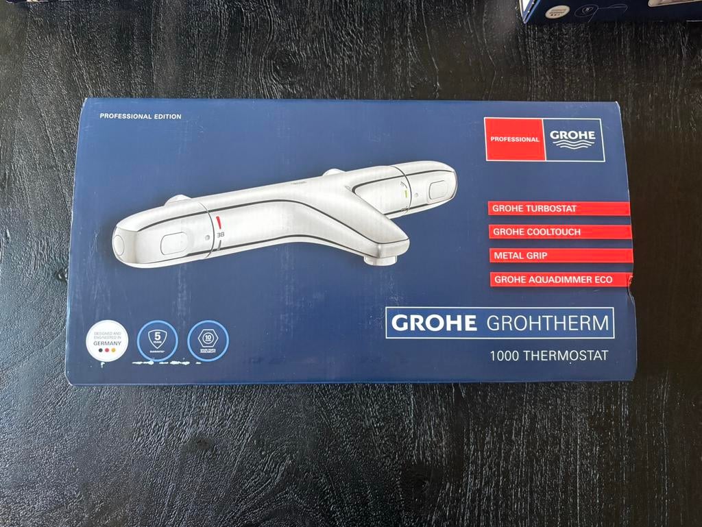 Grohe grohtherm 1000 badthermostaat 150mm NIEUW, Ophalen of Verzenden, Zo goed als nieuw, Douche