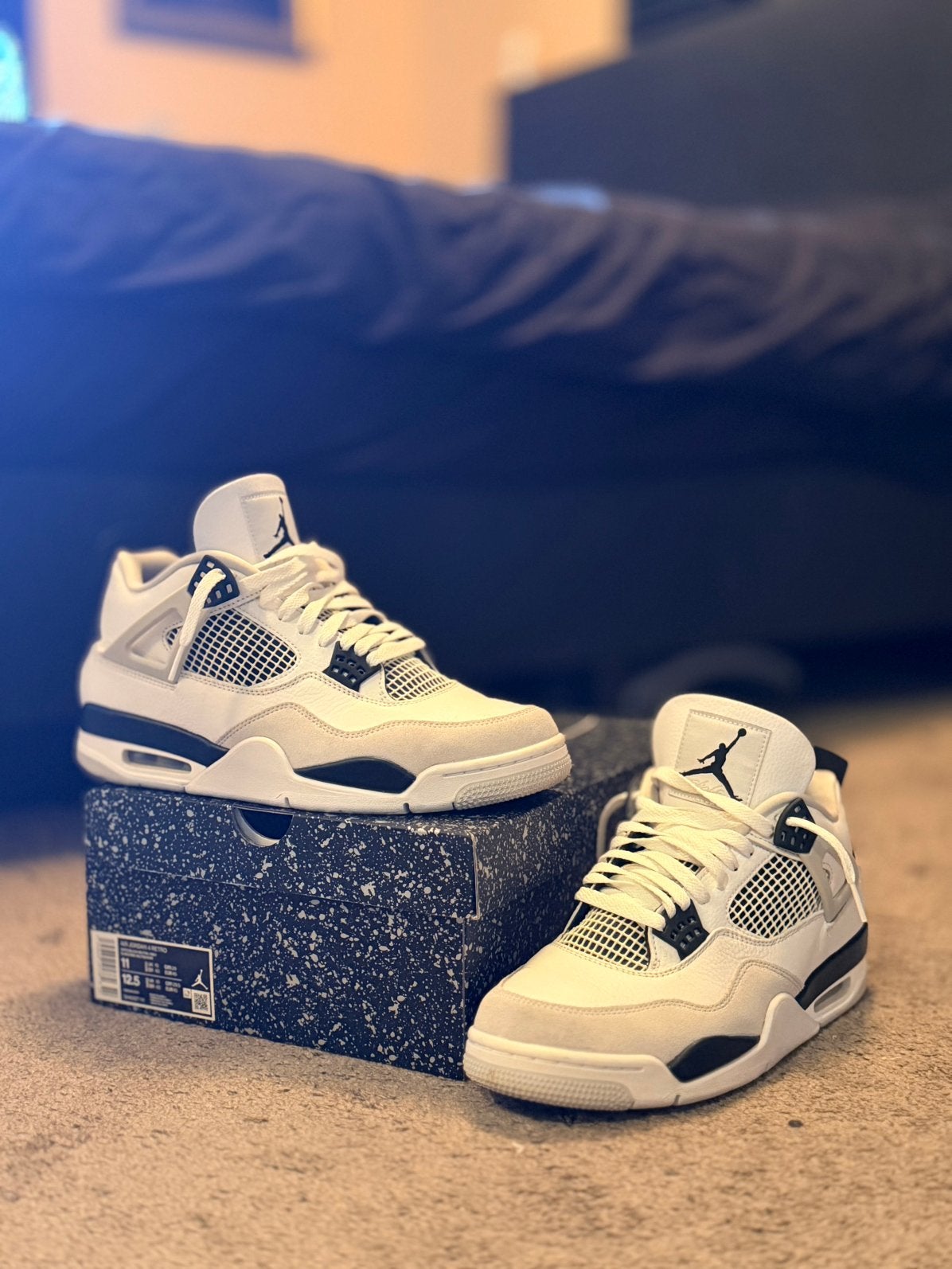 Jordan 4 Military Black 45 (US 11), Kleding | Heren, Schoenen, Wit, Ophalen of Verzenden, Sneakers of Gympen, Zo goed als nieuw
