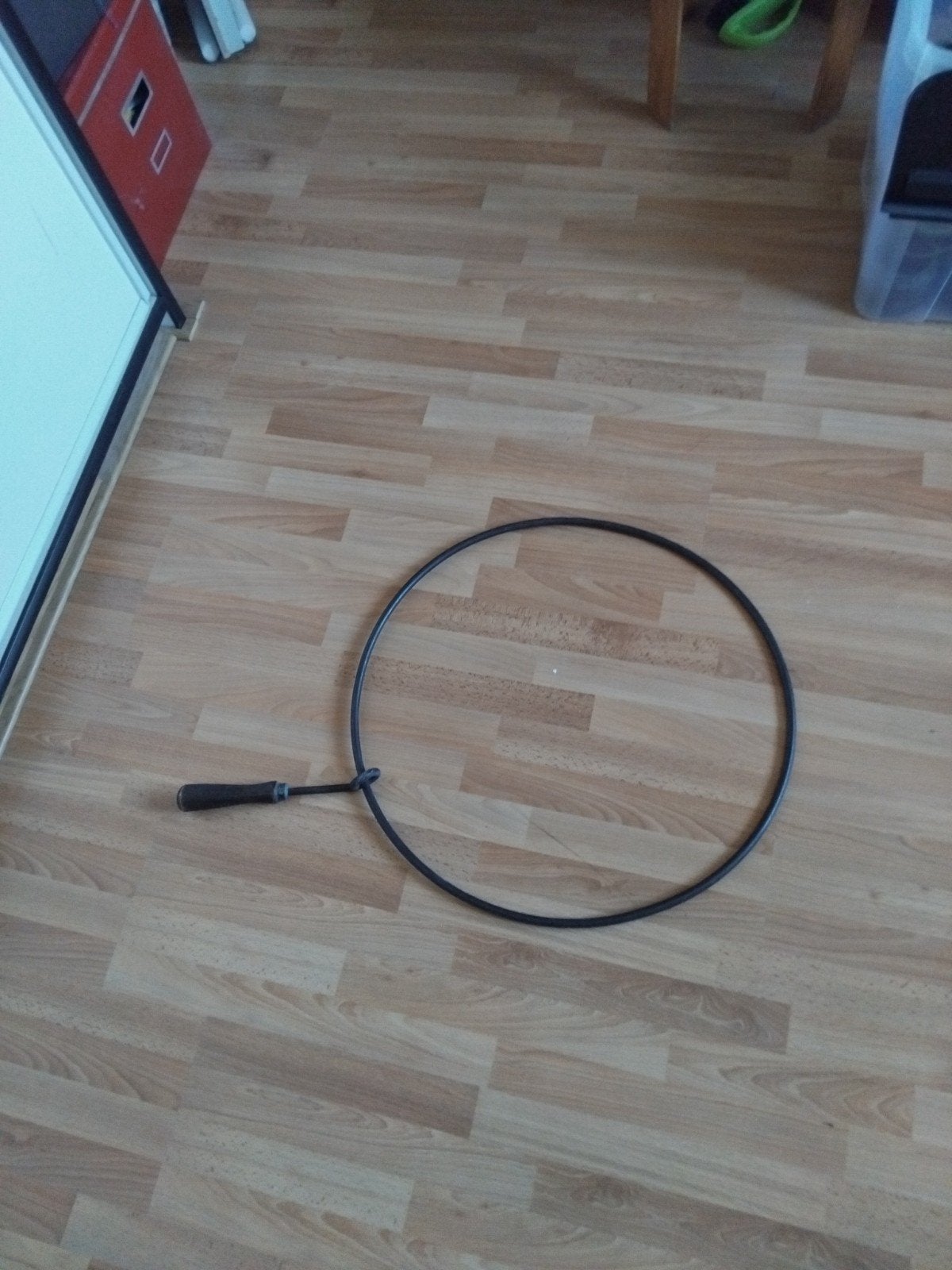 Vintage hoepel met handvat, Ophalen, Gebruikt