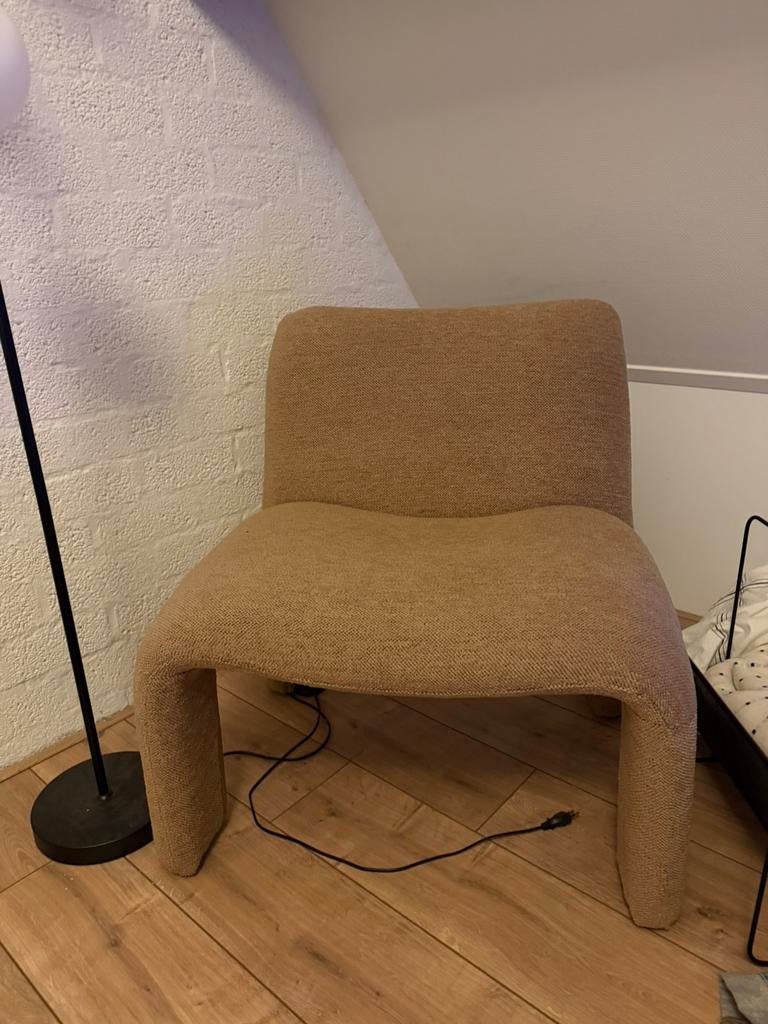 Kwantum fauteuil Amelia, Huis en Inrichting, Ophalen, Japandi, Zo goed als nieuw, Minder dan 100 cm