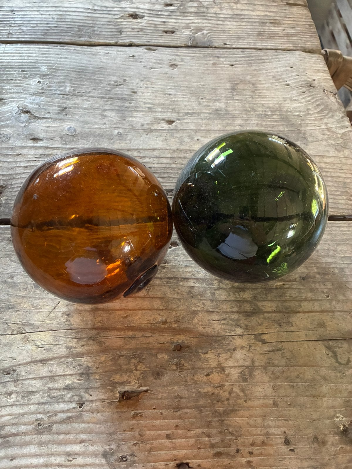 Oude glazen drijvers, Antiek en Kunst, Ophalen of Verzenden