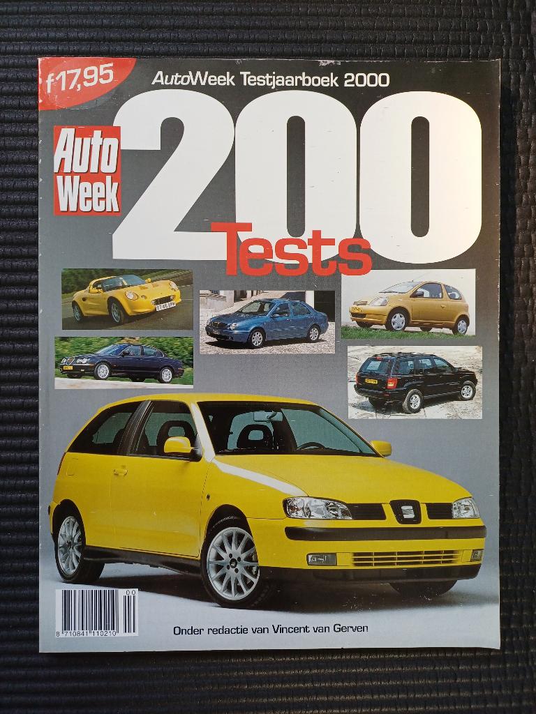 AutoWeek Testjaarboek 2000, Boeken, Auto's | Boeken, Gelezen, Algemeen, Ophalen of Verzenden