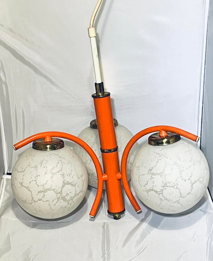 RICHARD ESSIG GERMAN SPUTNIK 70'S LAMP, Ophalen of Verzenden, Gebruikt, Minder dan 50 cm