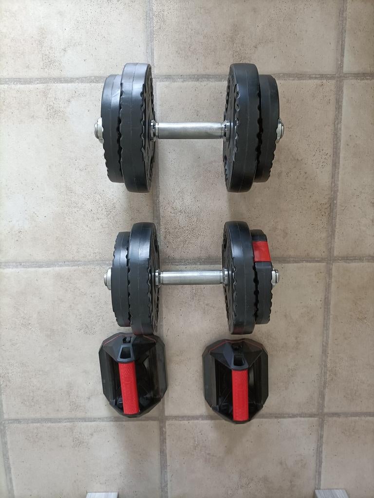 Dumbbells met gewichten, Sport en Fitness, Fitnessmaterialen, Ophalen, Dumbbell
