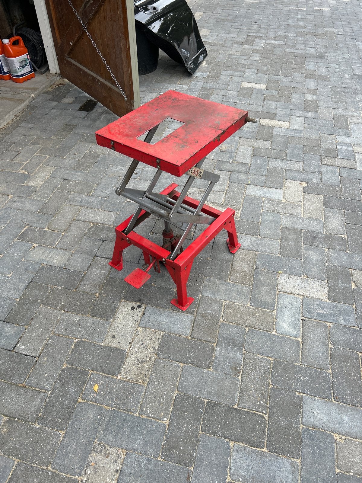 werkbank/heftafel, Ophalen, Gebruikt