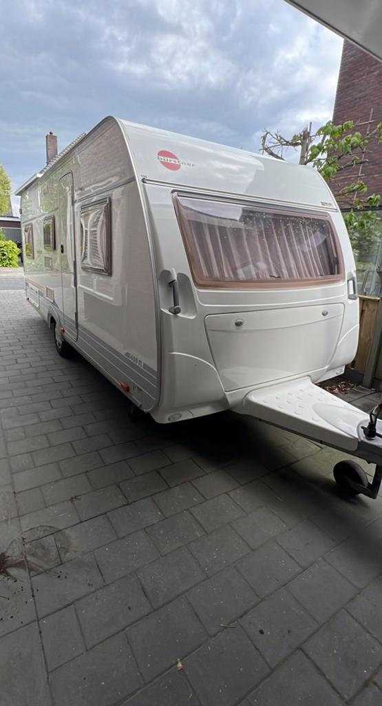 Burstner Ventana 480TL met mover en voortent en luifel, Caravans en Kamperen, Caravans, Rondzit, Particulier, Bürstner, Stabilisator