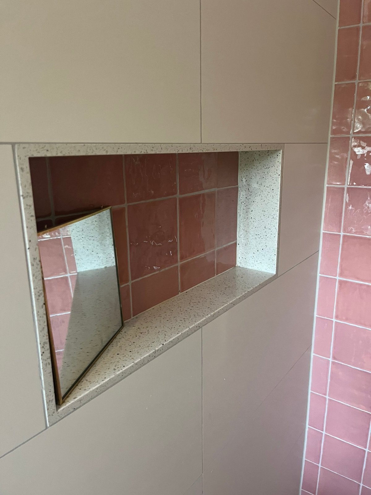 Porcelanosa Krion Solid Surface Terrazzo Marmo Bianco nis, Overige typen, Nieuw, Ophalen of Verzenden, 20 tot 40 cm