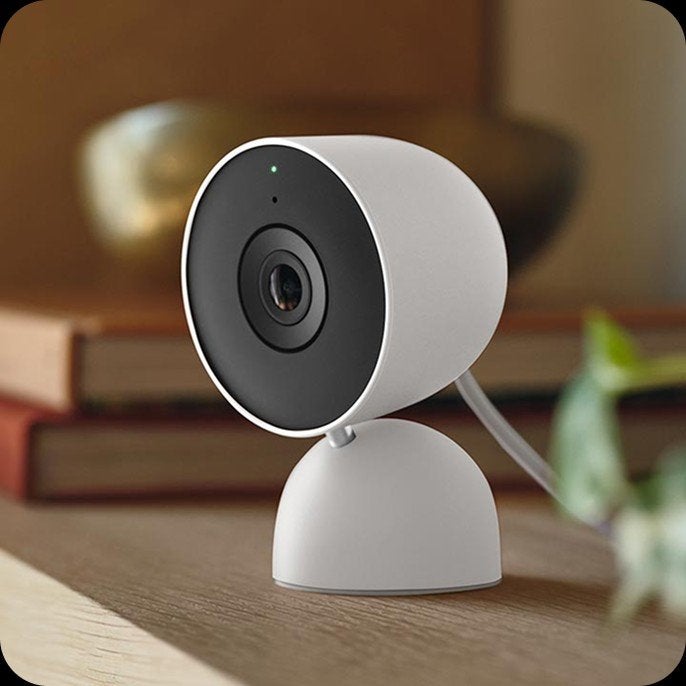 Google Nest Indoor Cam 3e generatie - Beveilig je huis, Ophalen of Verzenden, Zo goed als nieuw, Binnencamera