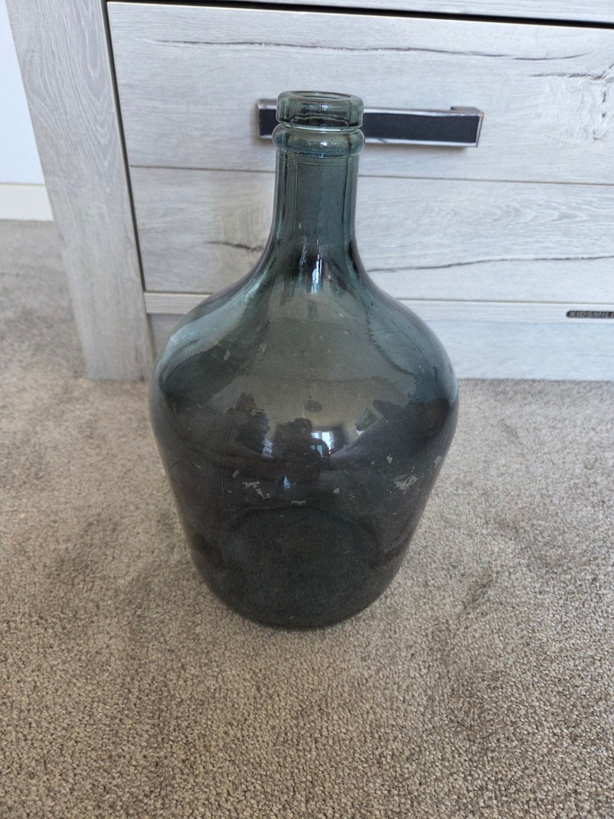 Bolvaas, Huis en Inrichting, Gebruikt, 32 cm, Blauw, Ophalen of Verzenden