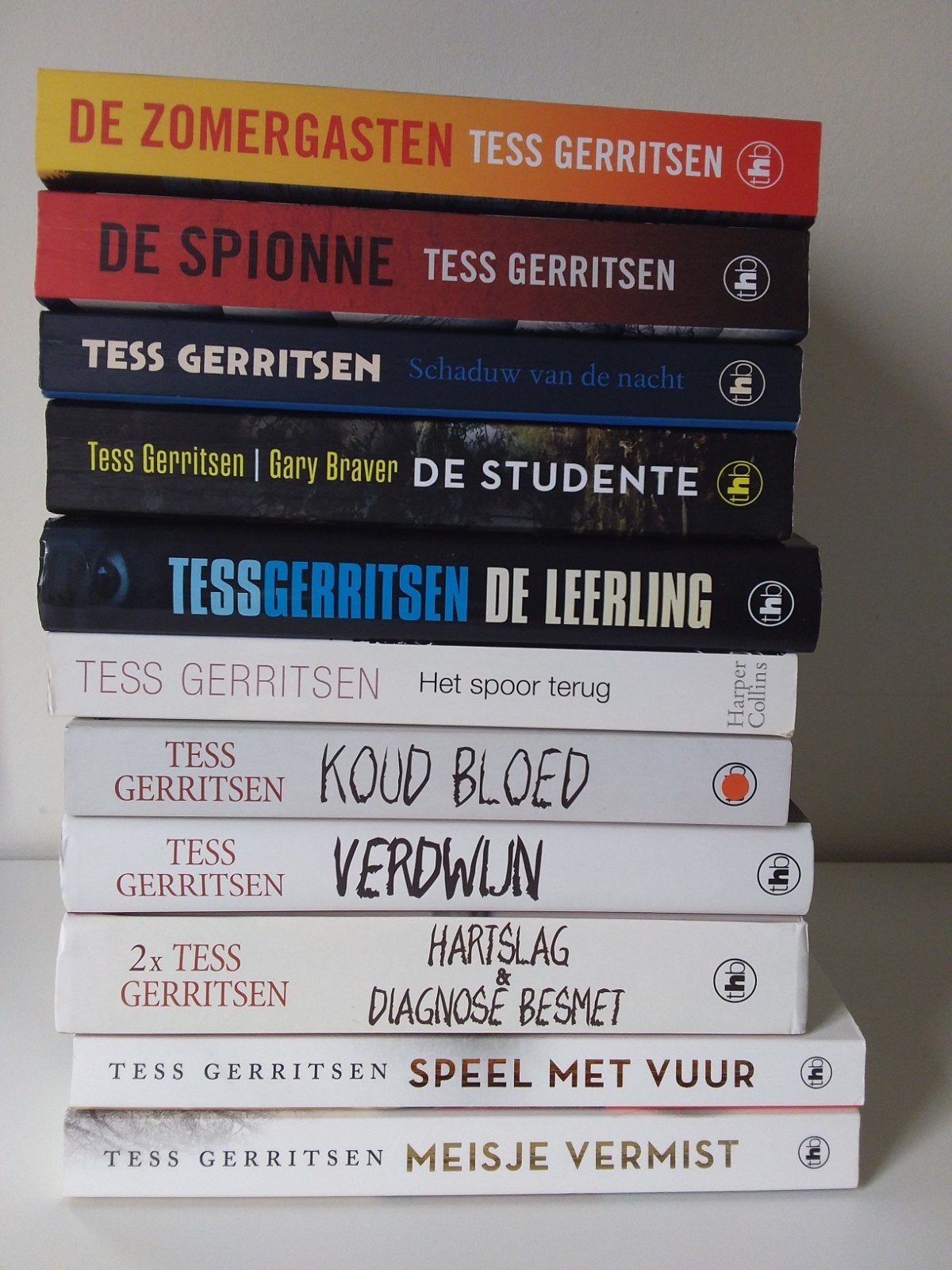 13 thrillers van Tess Gerritsen, Ophalen of Verzenden, Zo goed als nieuw, Tess Gerritsen