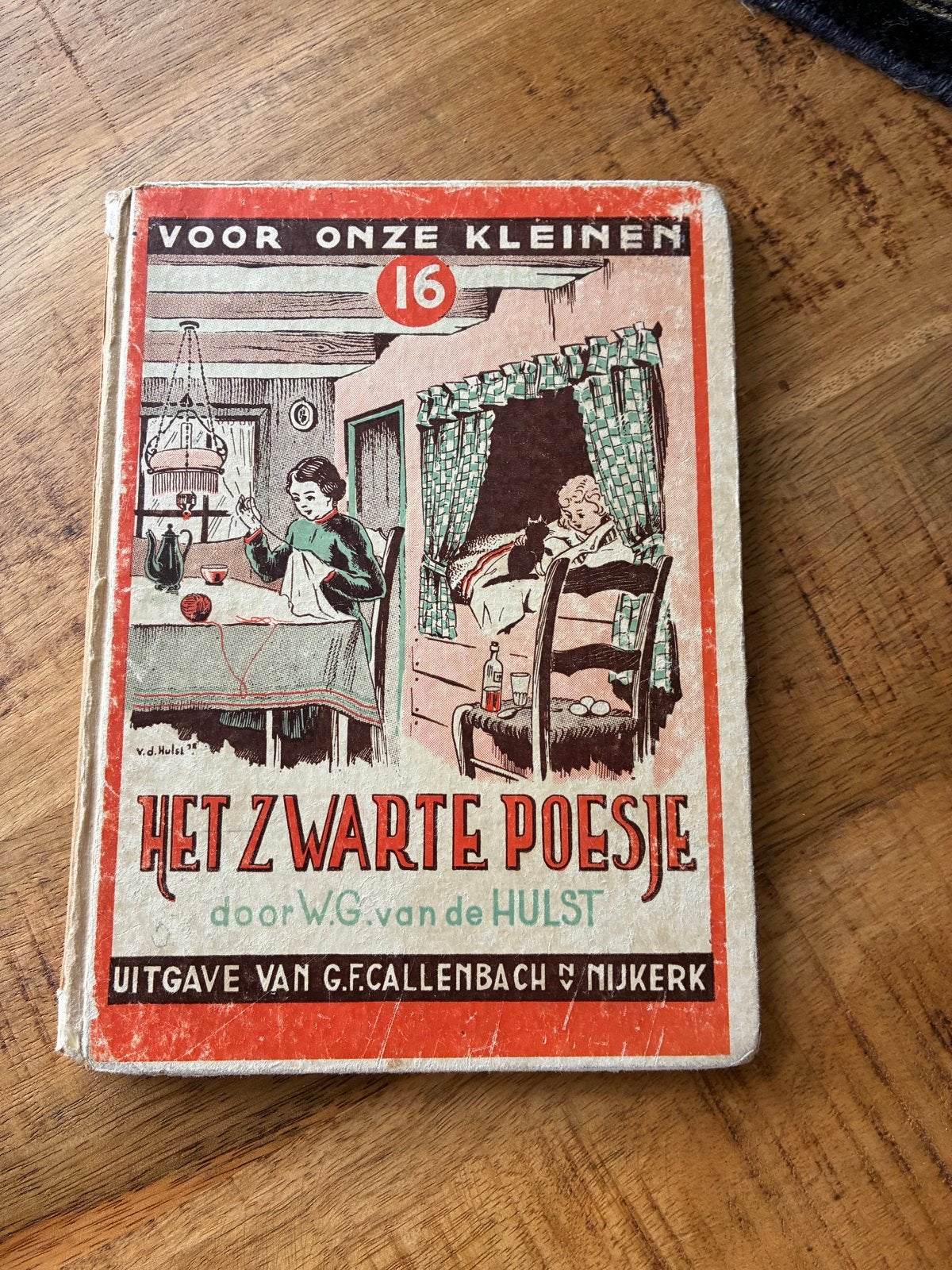 Het Zwarte Poesje - W.G. van de Hulst (Voor Onze Kleinen), Boeken, Ophalen of Verzenden, Gelezen, Fictie algemeen