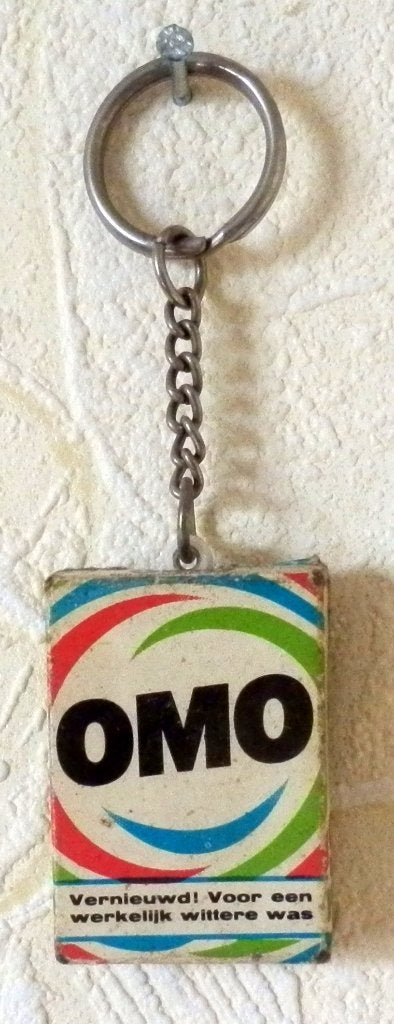 Sleutelhanger omo vernieuwd voor een werkelijk wittere was, Verzamelen, Ophalen of Verzenden, Gebruikt