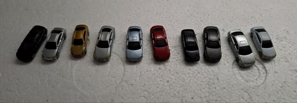10 stuks spoor n auto's, Hobby en Vrije tijd, Modeltreinen | N-Spoor, Gelijkstroom of Wisselstroom, Trix, Overige typen, Ophalen of Verzenden