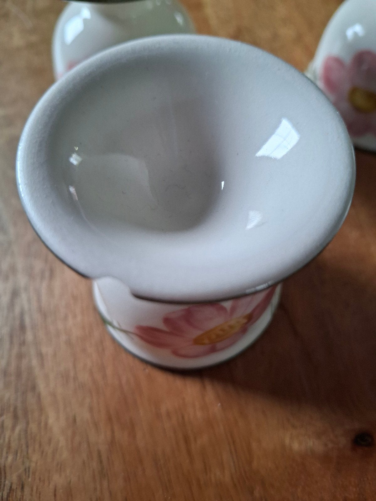 Villeroy & Boch Wild Rose eierdopjes (6 stuks), Gebruikt, Klassiek, Ophalen of Verzenden, Porselein