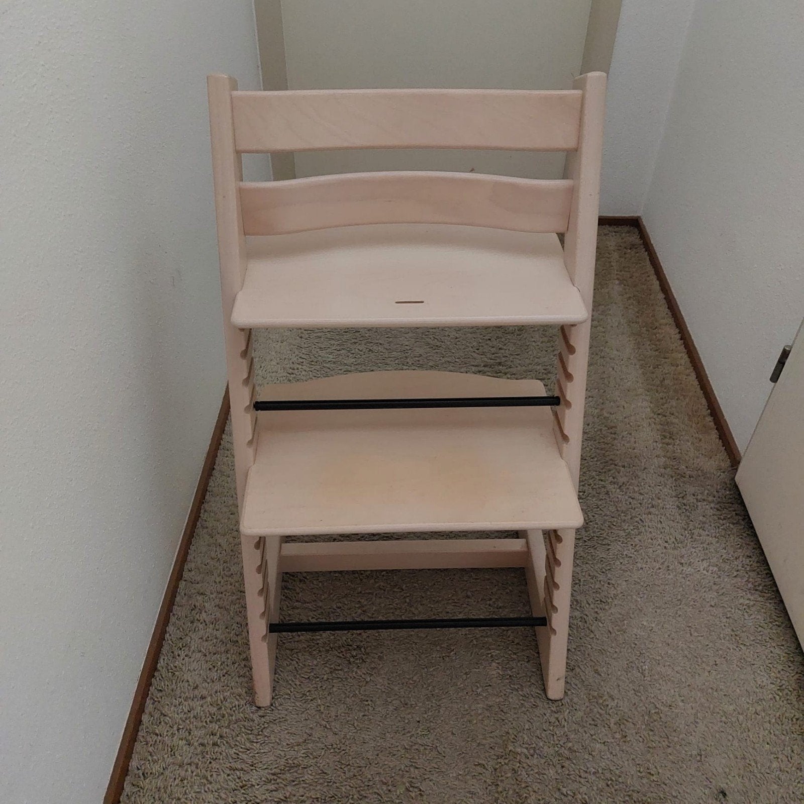Stokke Tripp Trapp meegroeistoel met baby set, Ophalen, Gebruikt, Meegroeistoel, Gordel(s)