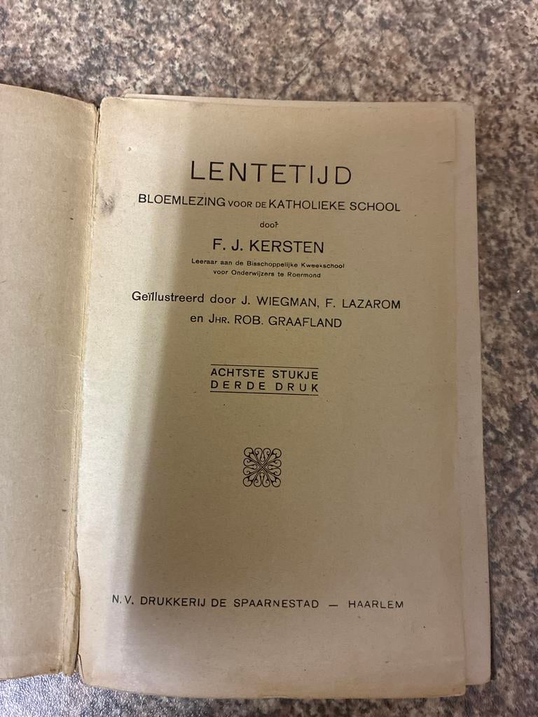 Lentetijd - Bloemlezing voor de Katholieke School, Ophalen, Alpha, Gelezen, Overige niveaus